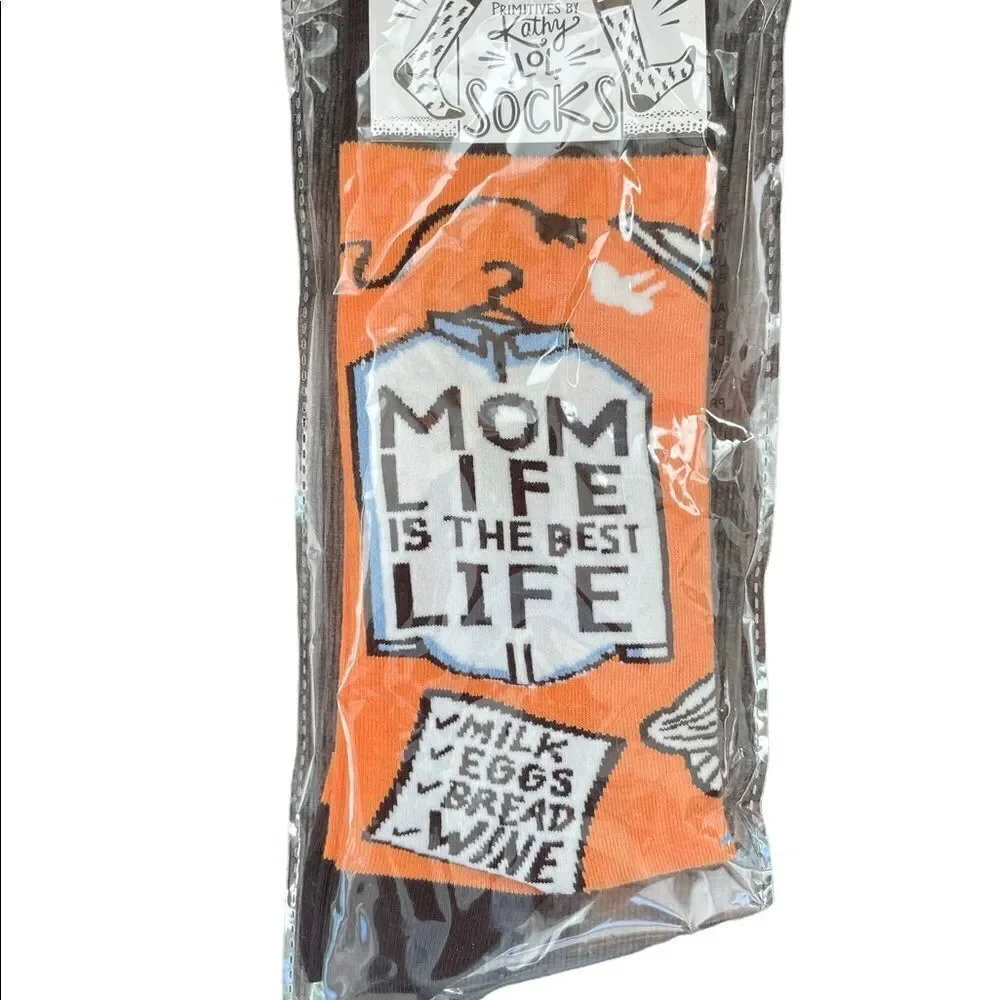 New Primitives by Kathy Mom Life socks, one size